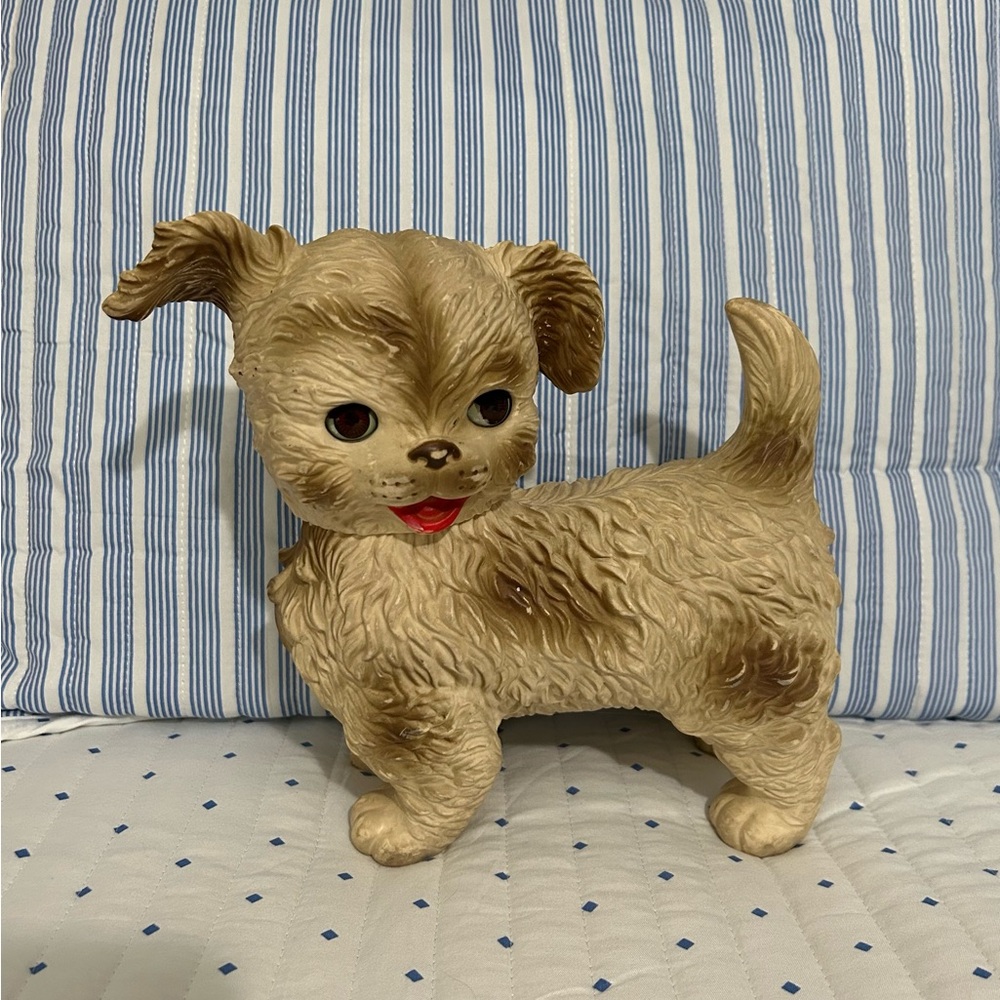 Vintage 1960’s Vinyl (?) Child’s Puppy Dog Squeaky Toy